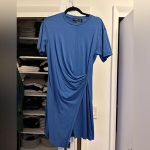 Theory blue t-shirt dress - S EUC